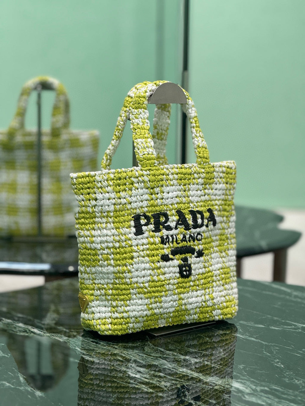 PRD Raffia Tote Bag