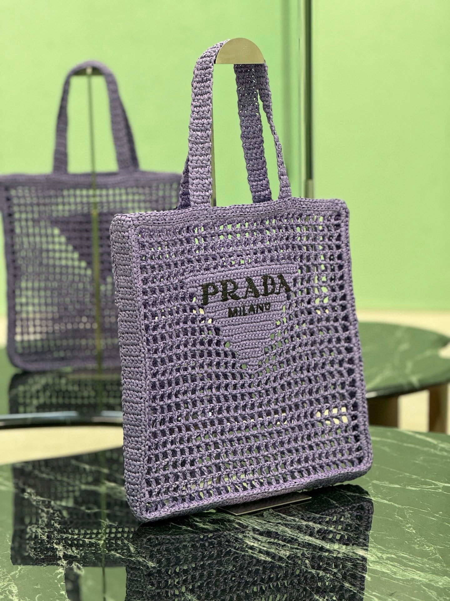 PRD Raffia Tote Bag