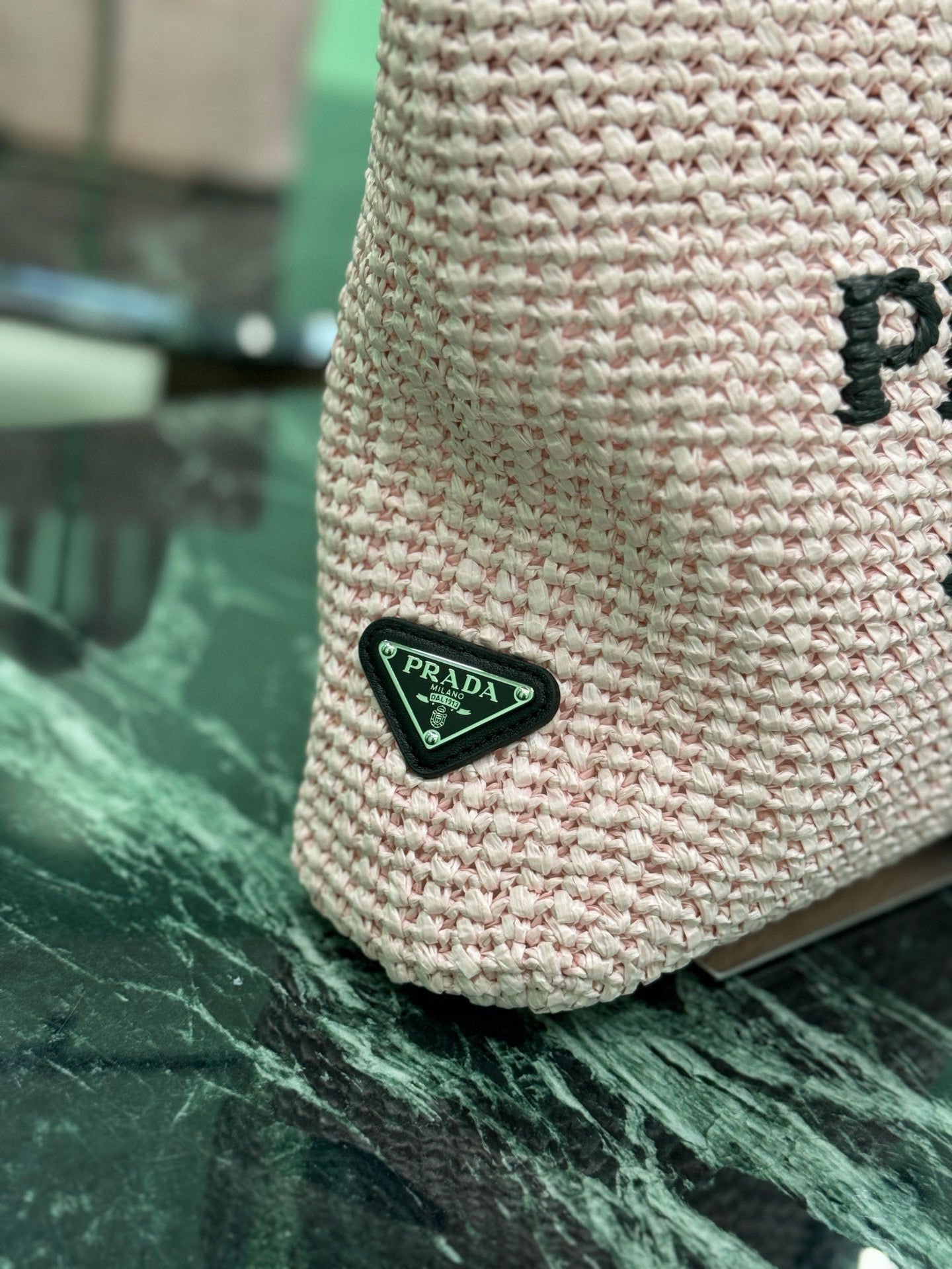 PRD Raffia Tote Bag