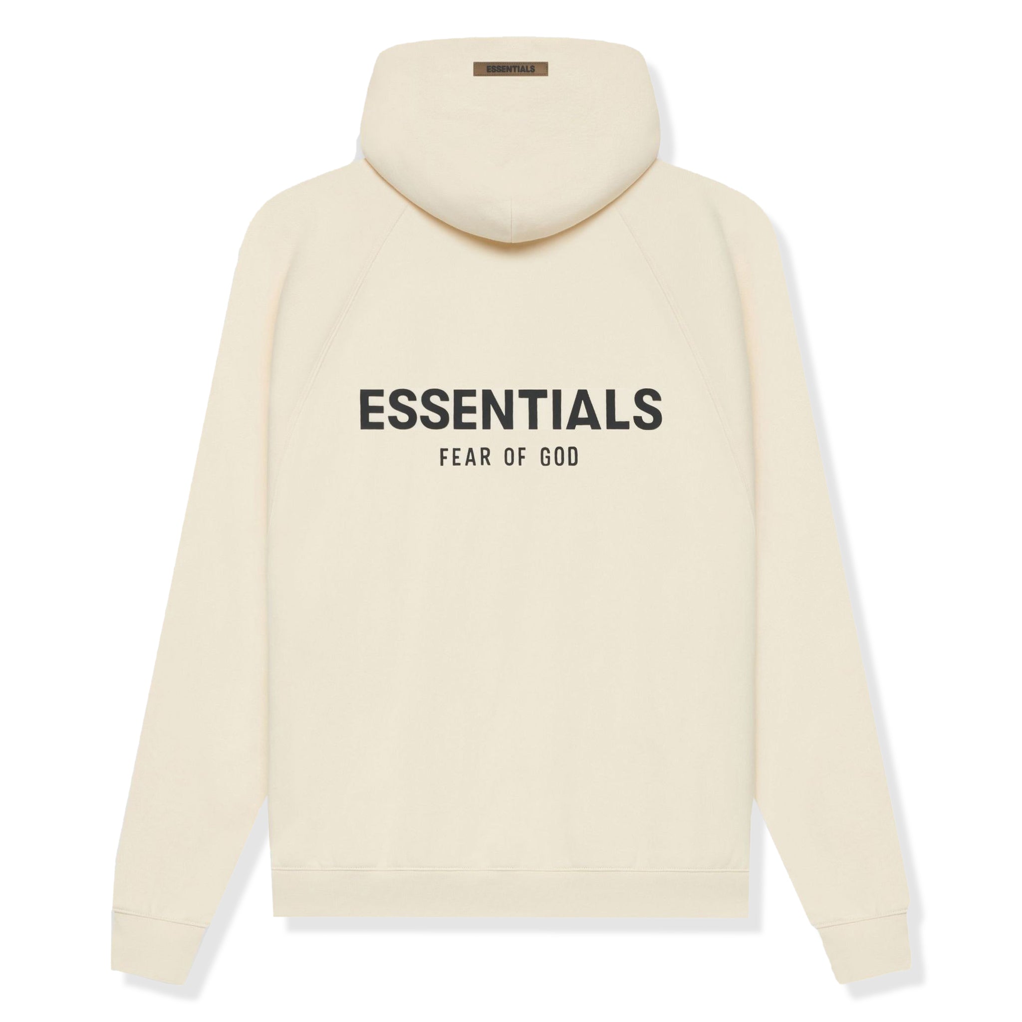 FOG Essentials Reverse Logo Buttercream Hoodie (SS21)
