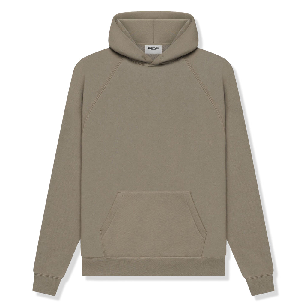 FOG Essentials Reverse Logo Taupe Hoodie (SS21)
