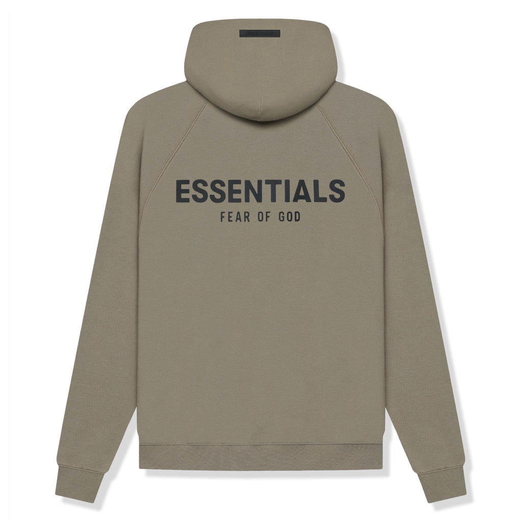 FOG Essentials Reverse Logo Taupe Hoodie (SS21)