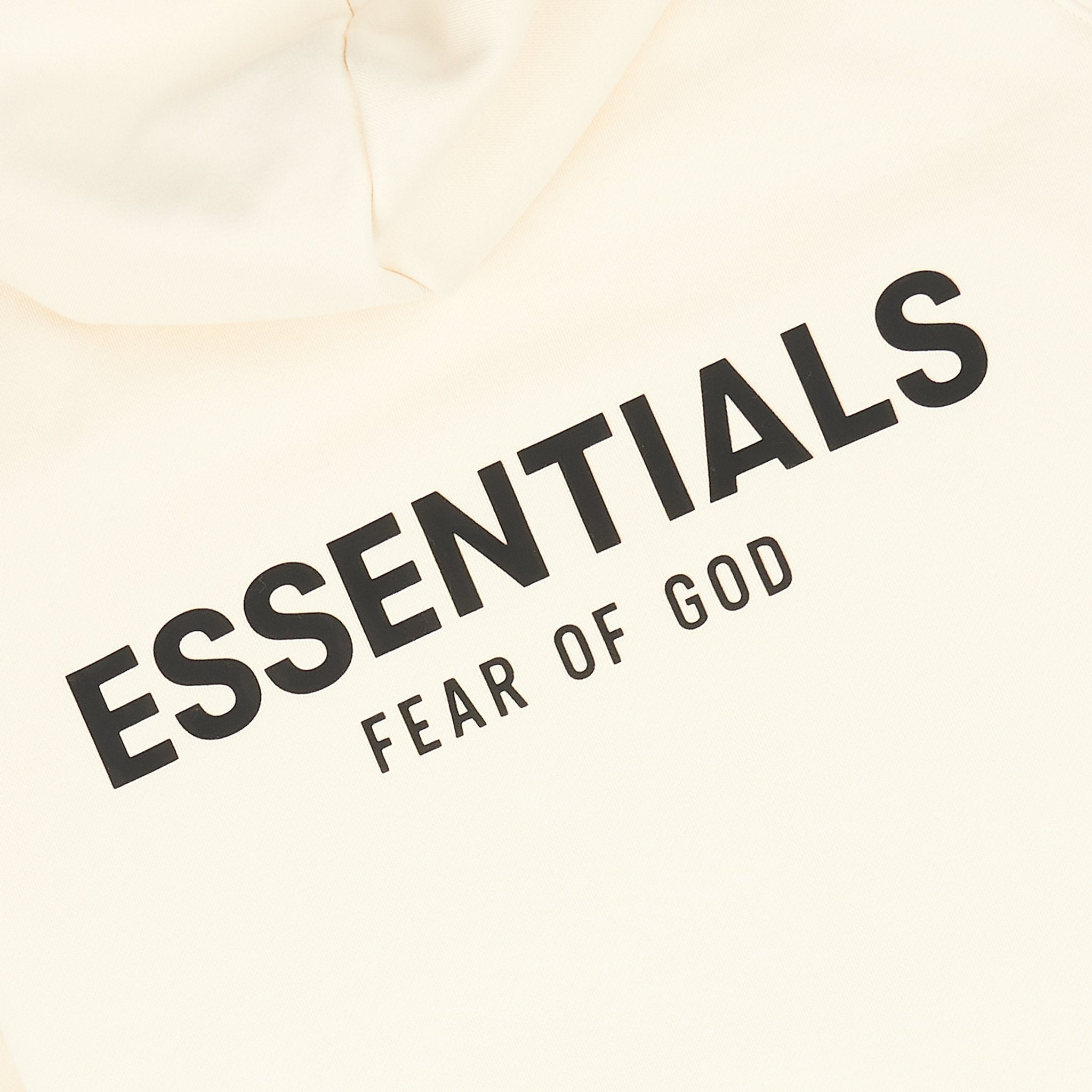 FOG Essentials Reverse Logo Buttercream Hoodie (SS21)