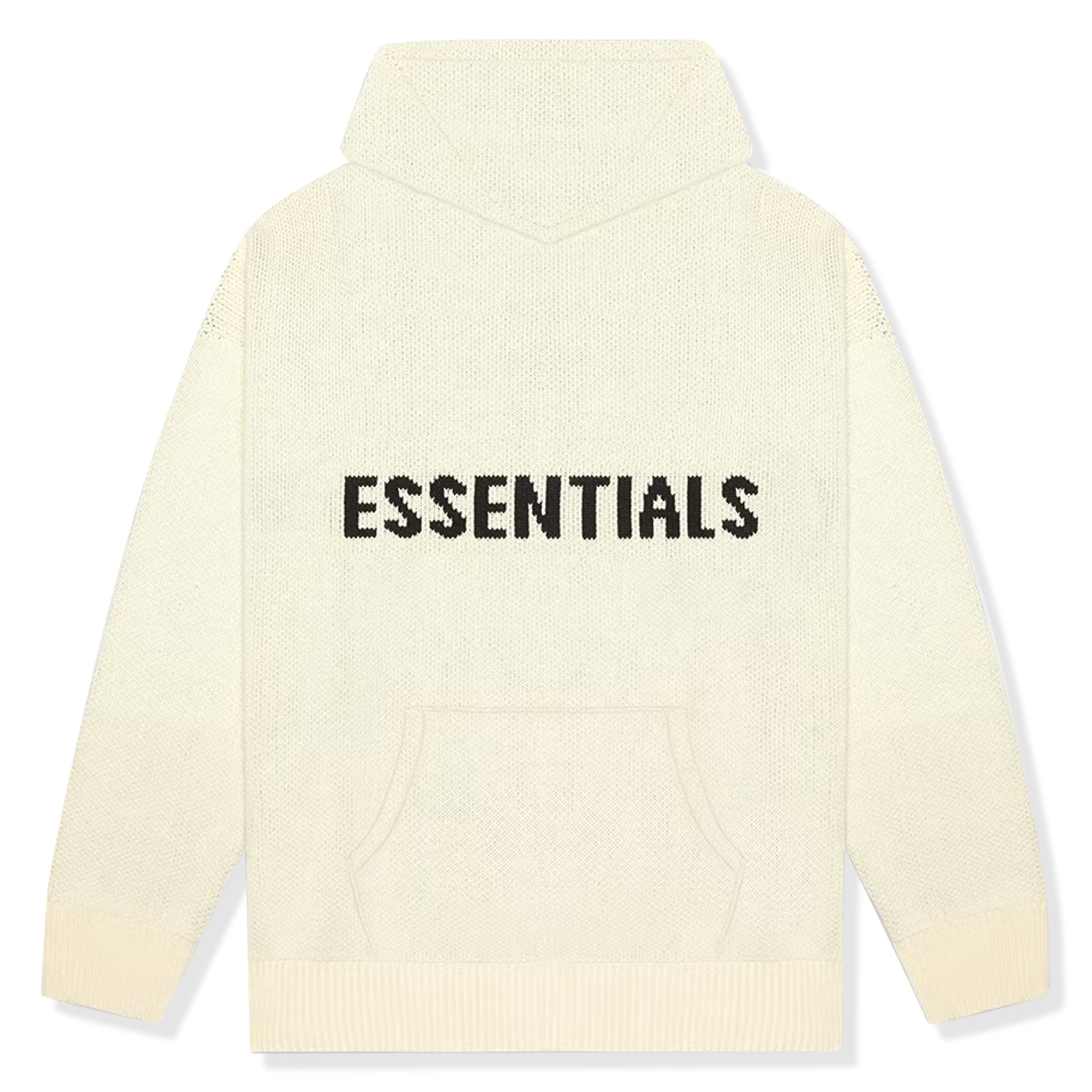 FOG Essentials Cream Knit Hoodie