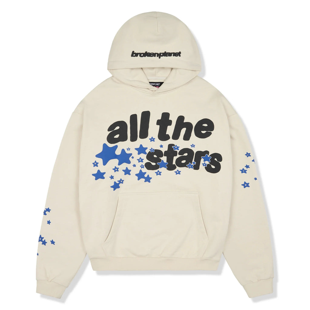 BPT All The Stars Ivory White Hoodie