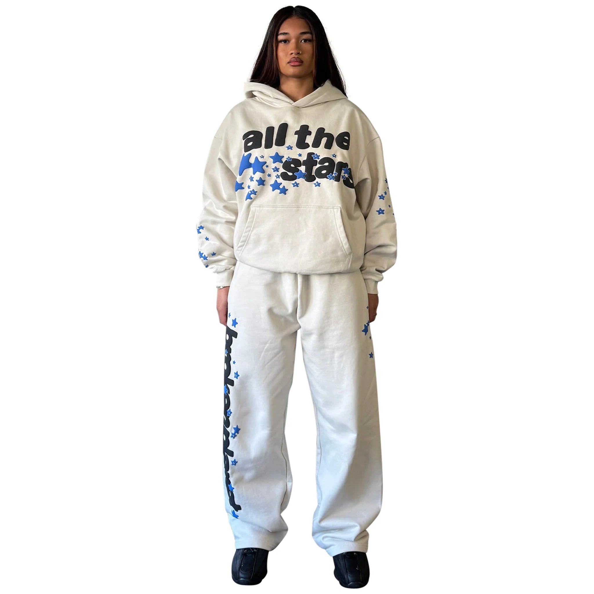 BPT All The Stars Ivory White Hoodie