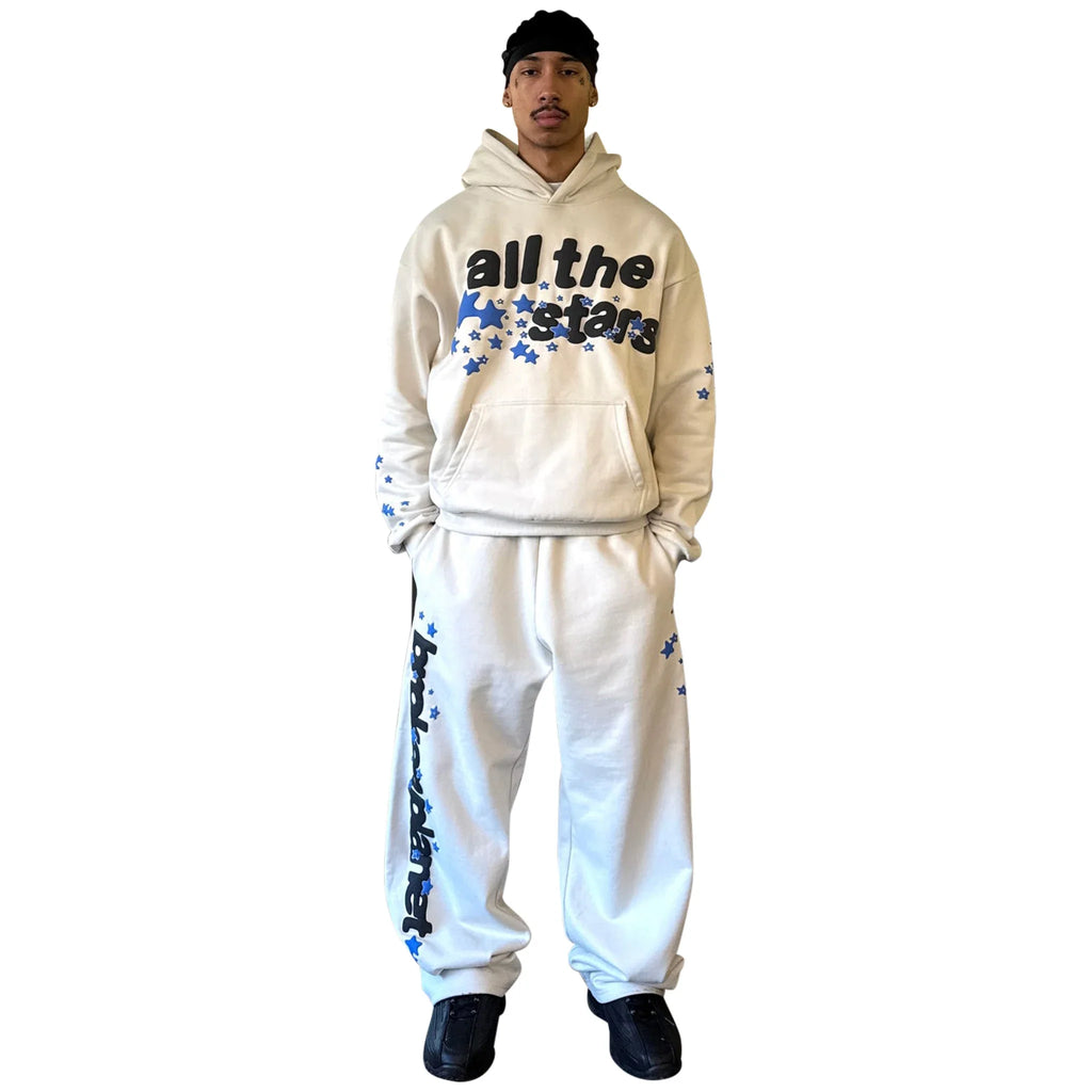 BPT All The Stars Ivory White Hoodie