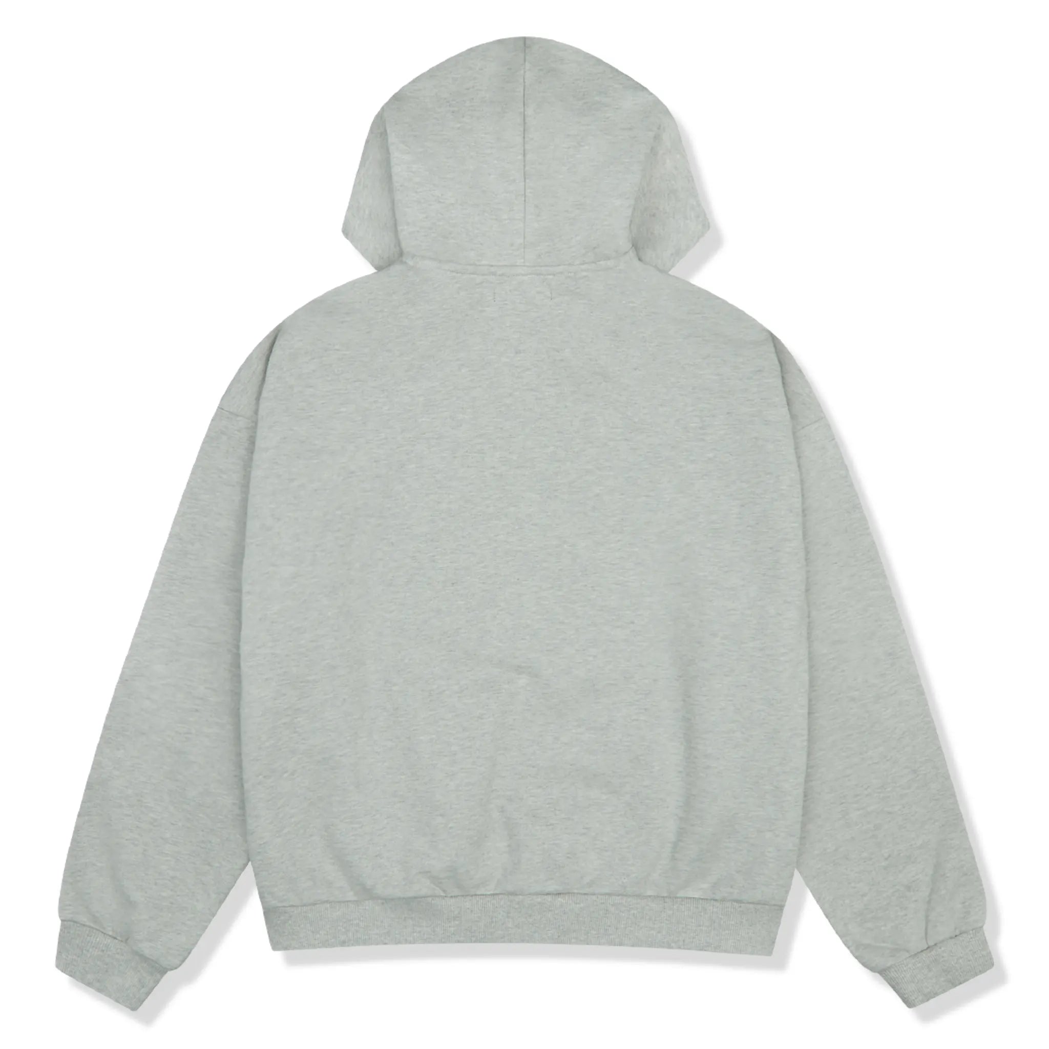 BPT Ash Heather Grey Zip-Up Hoodie