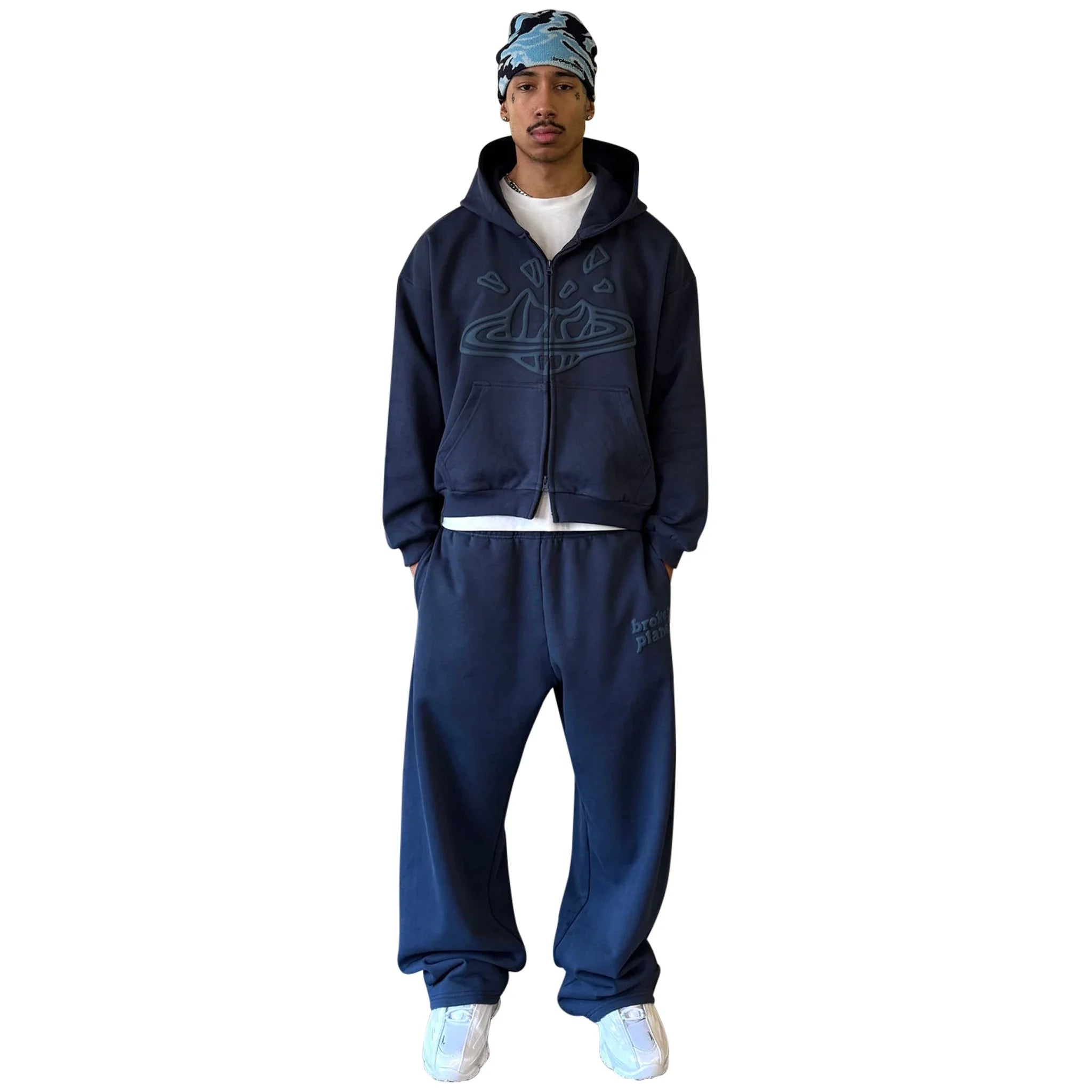 BPT Basics Straight Leg Deep Navy Sweatpants