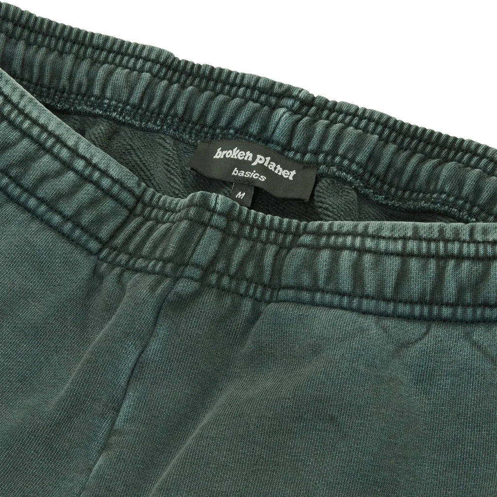 BPT Basics Wide Leg Washed Emerald Sweatpants