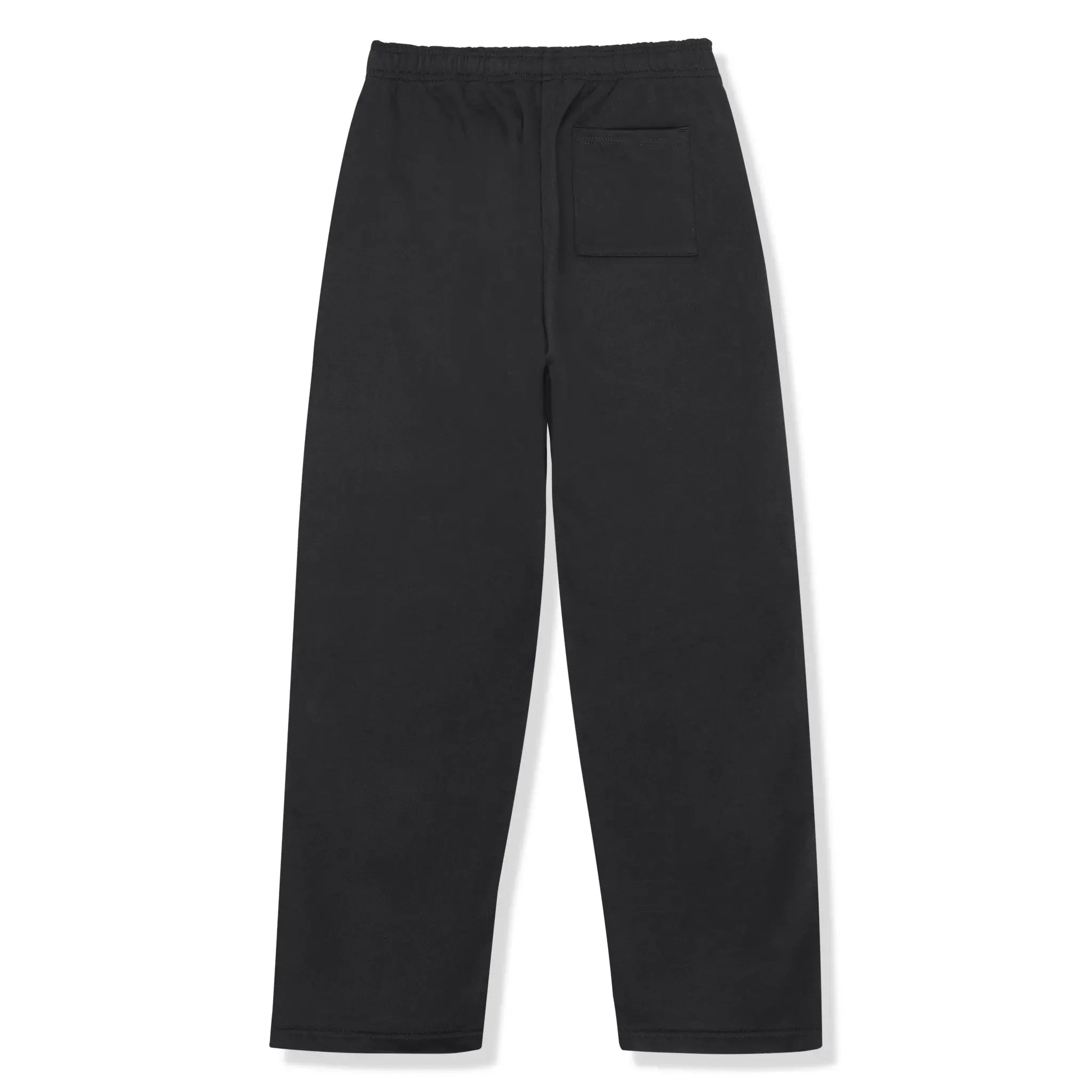 BPT Basics Straight Leg Washed Midnight Black Sweatpants