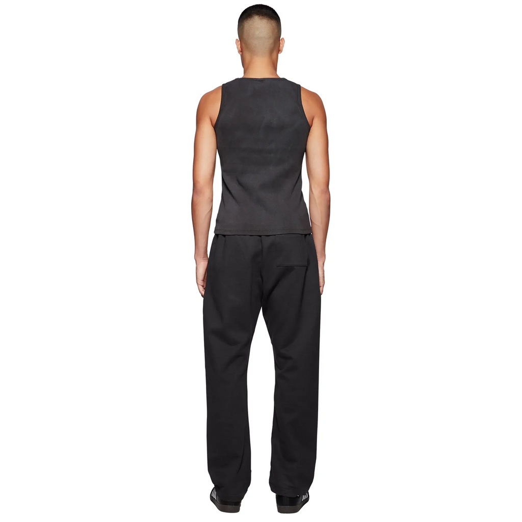 BPT Basics Straight Leg Washed Midnight Black Sweatpants