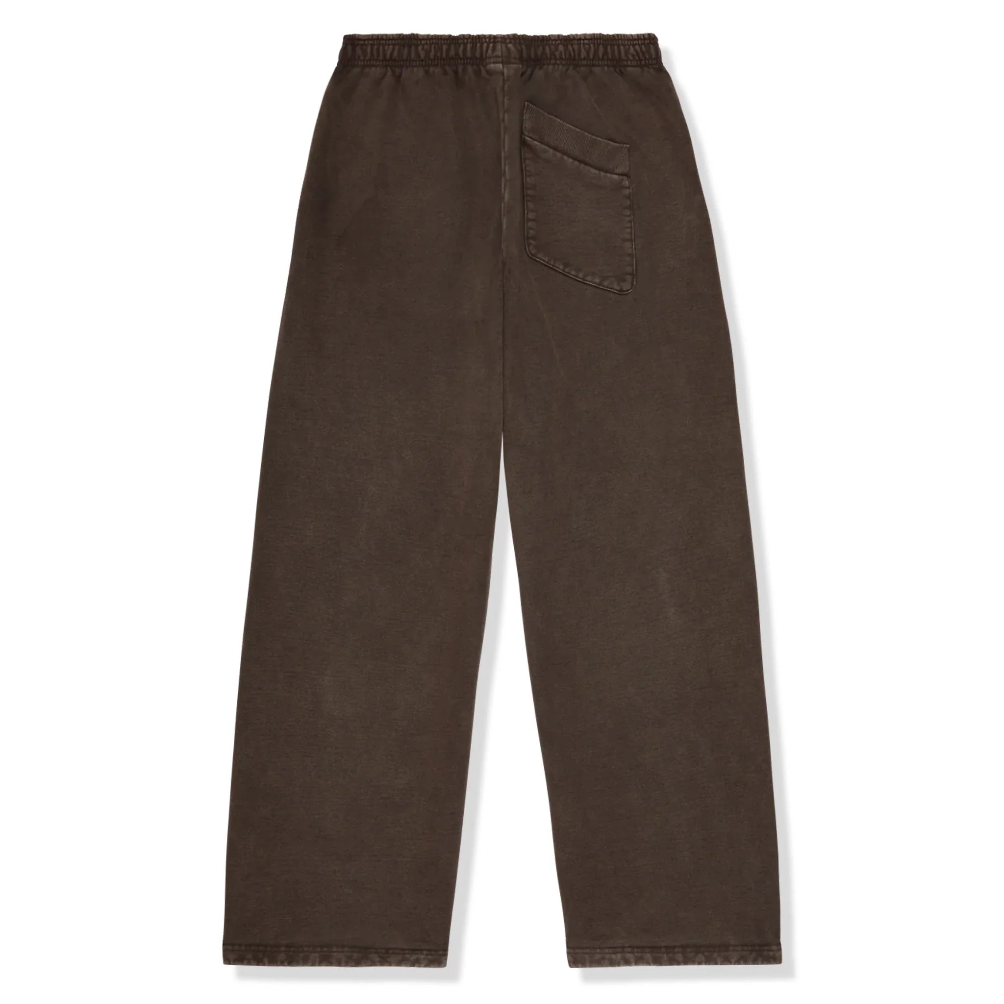 BPT Basics Wide Leg Washed Mocha Sweatpants