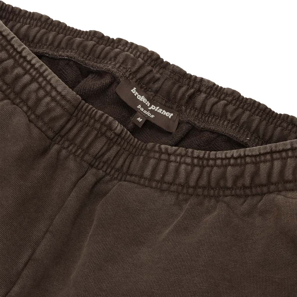 BPT Basics Wide Leg Washed Mocha Sweatpants