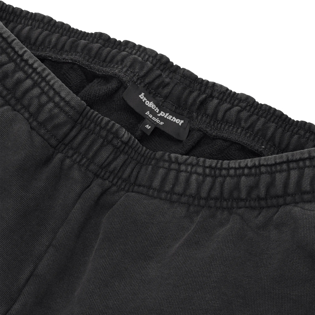 BPT Basics Wide Leg Washed Midnight Black Sweatpants