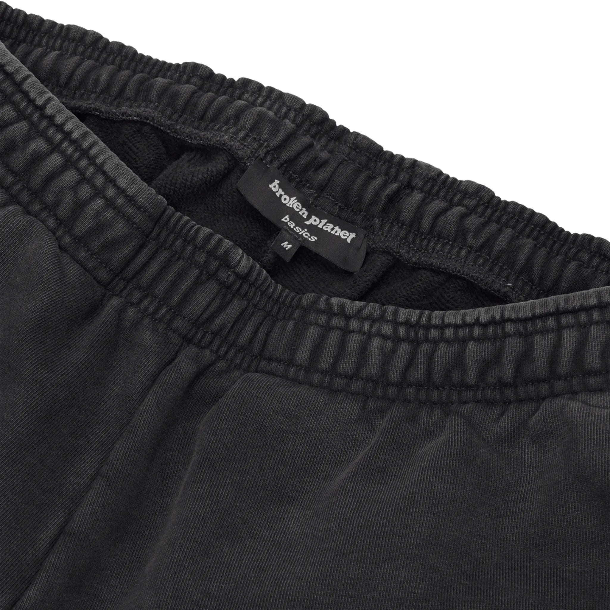 BPT Basics Wide Leg Washed Midnight Black Sweatpants