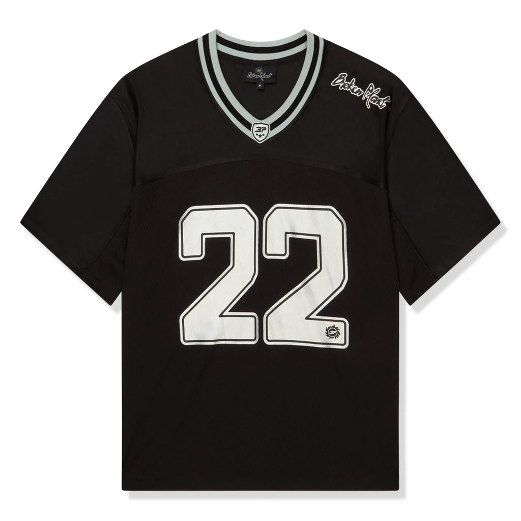 BPT Black Silver Football Jersey
