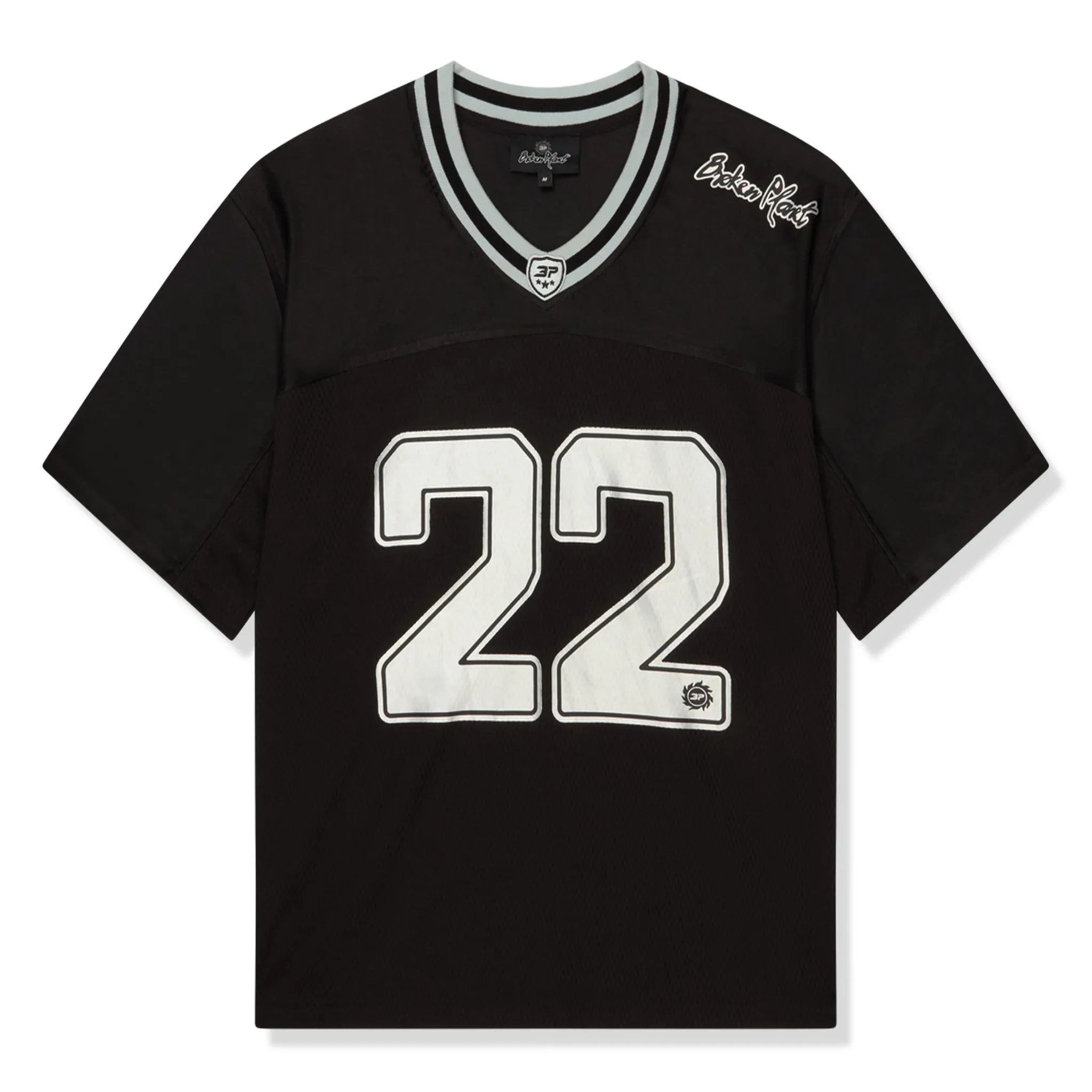 BPT Black Silver Football Jersey