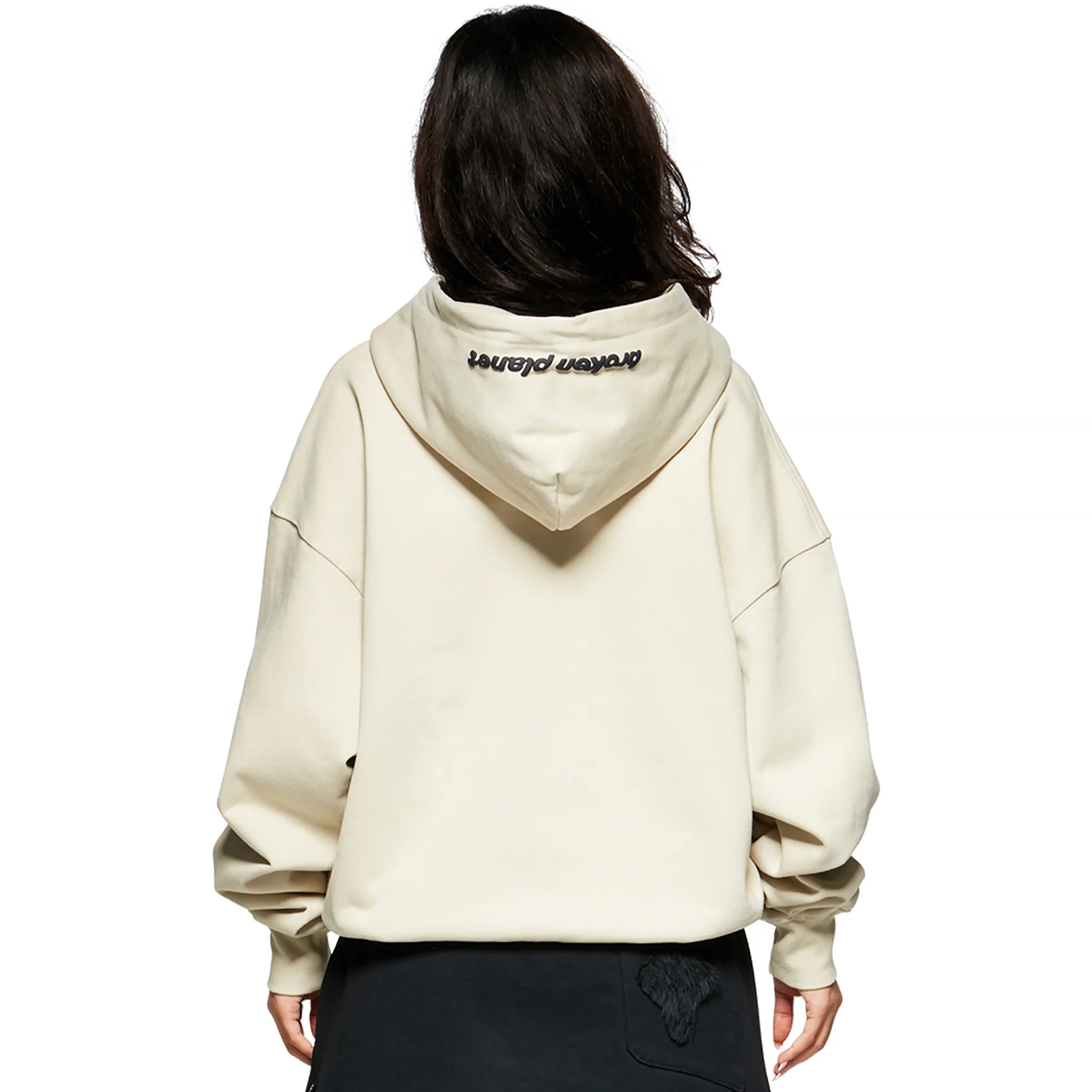 BPT Outer Space Bone White Zip-Up Hoodie