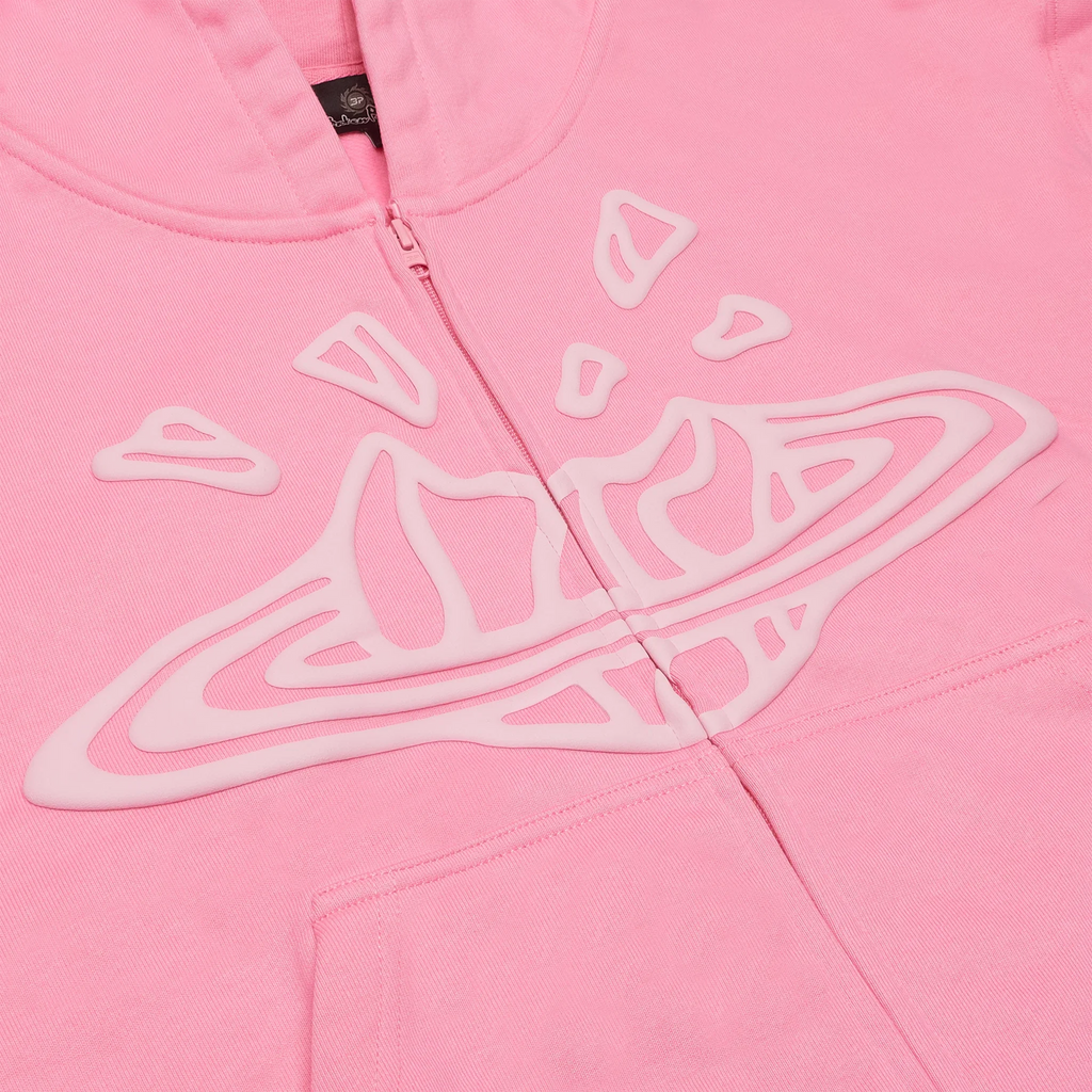 BPT Candy Pink Zip-Up Hoodie