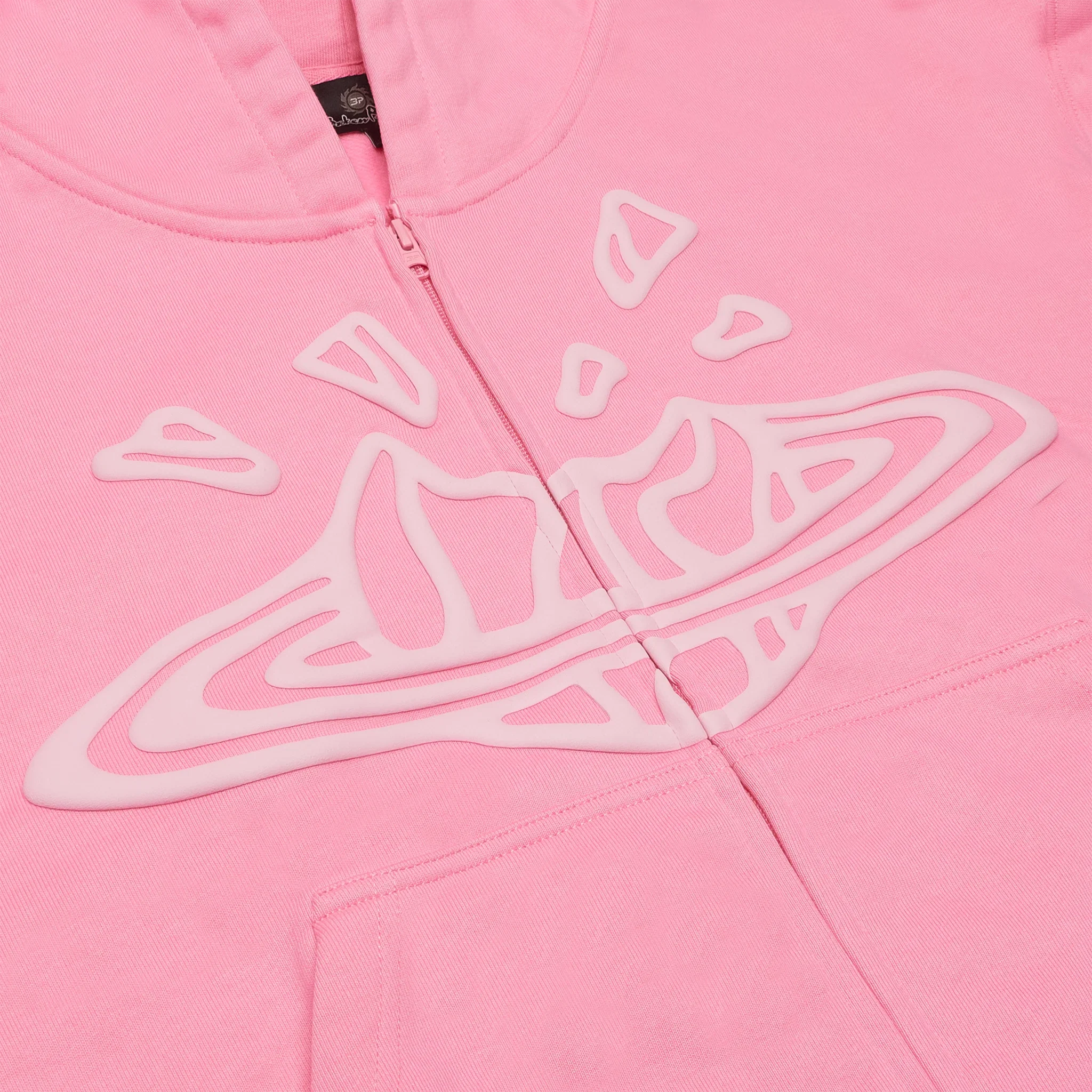 BPT Candy Pink Zip-Up Hoodie