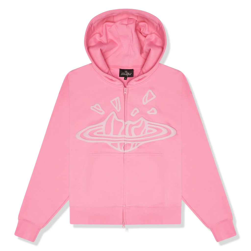BPT Candy Pink Zip-Up Hoodie