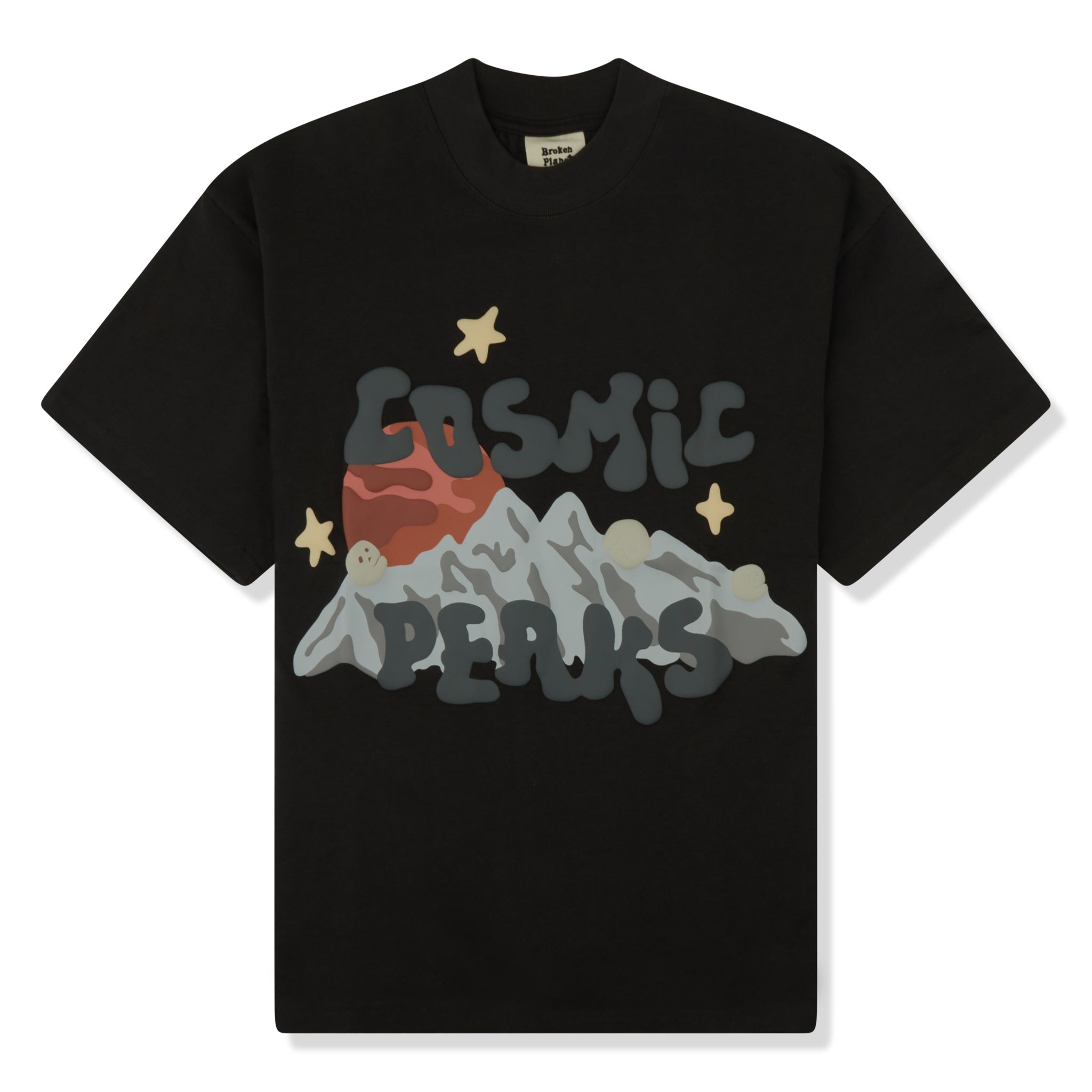 BPT Cosmic Peaks Soot Black T-Shirt