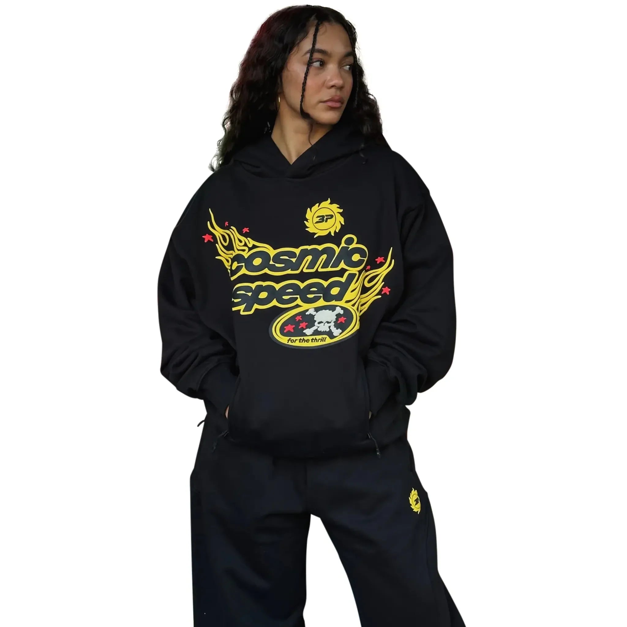 BPT Cosmic Speed Midnight Black Hoodie