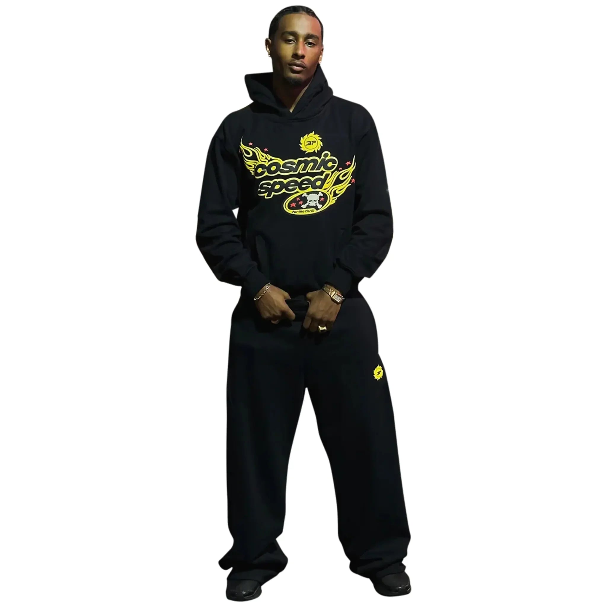 BPT Cosmic Speed Midnight Black Hoodie