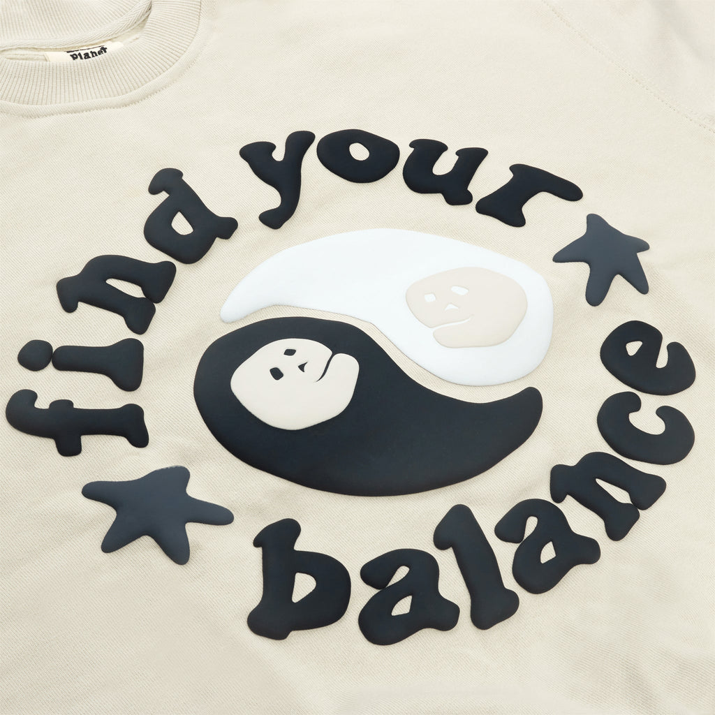 BPT Find Your Balance Bone White Crewneck