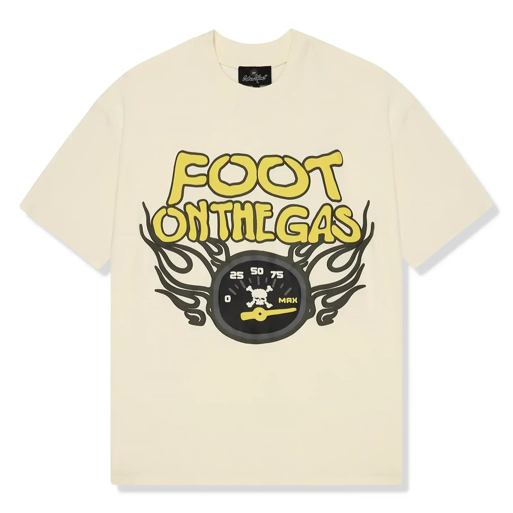 BPT Foot On The Gas Vanilla White T-Shirt