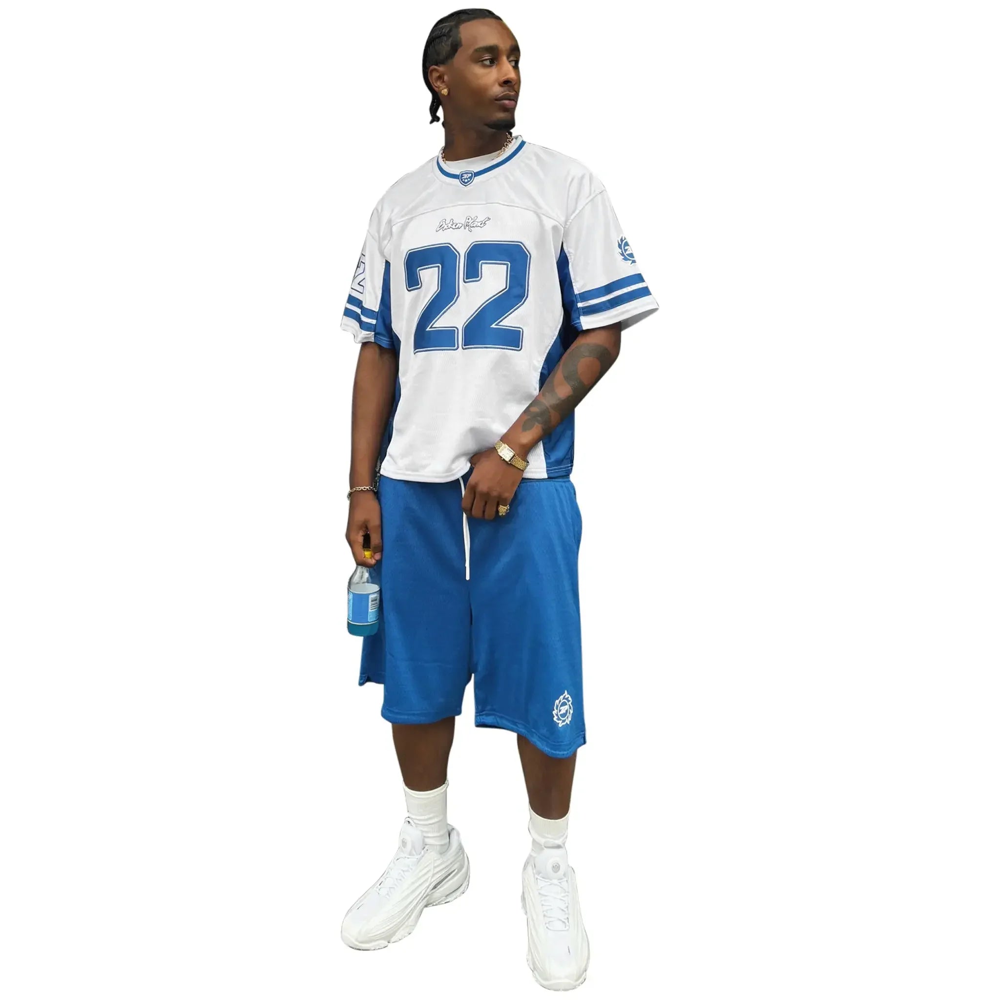 BPT Mesh Blue Shorts