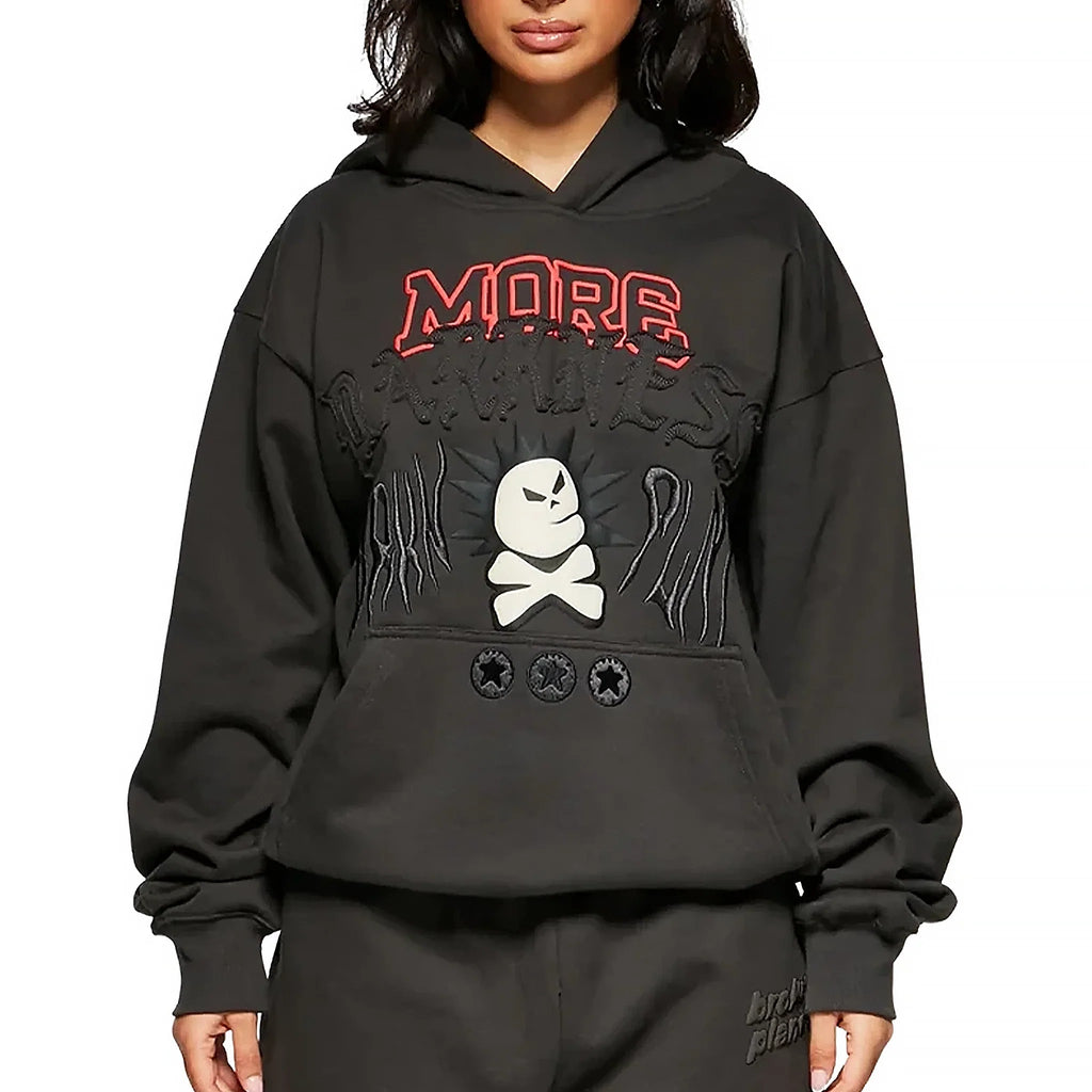 BPT More Darkness Soot Black Hoodie