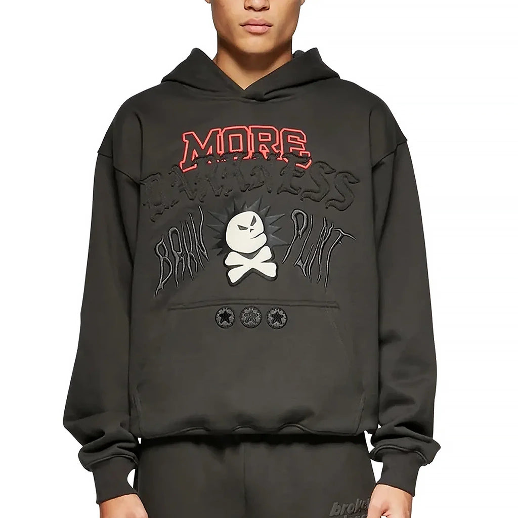 BPT More Darkness Soot Black Hoodie