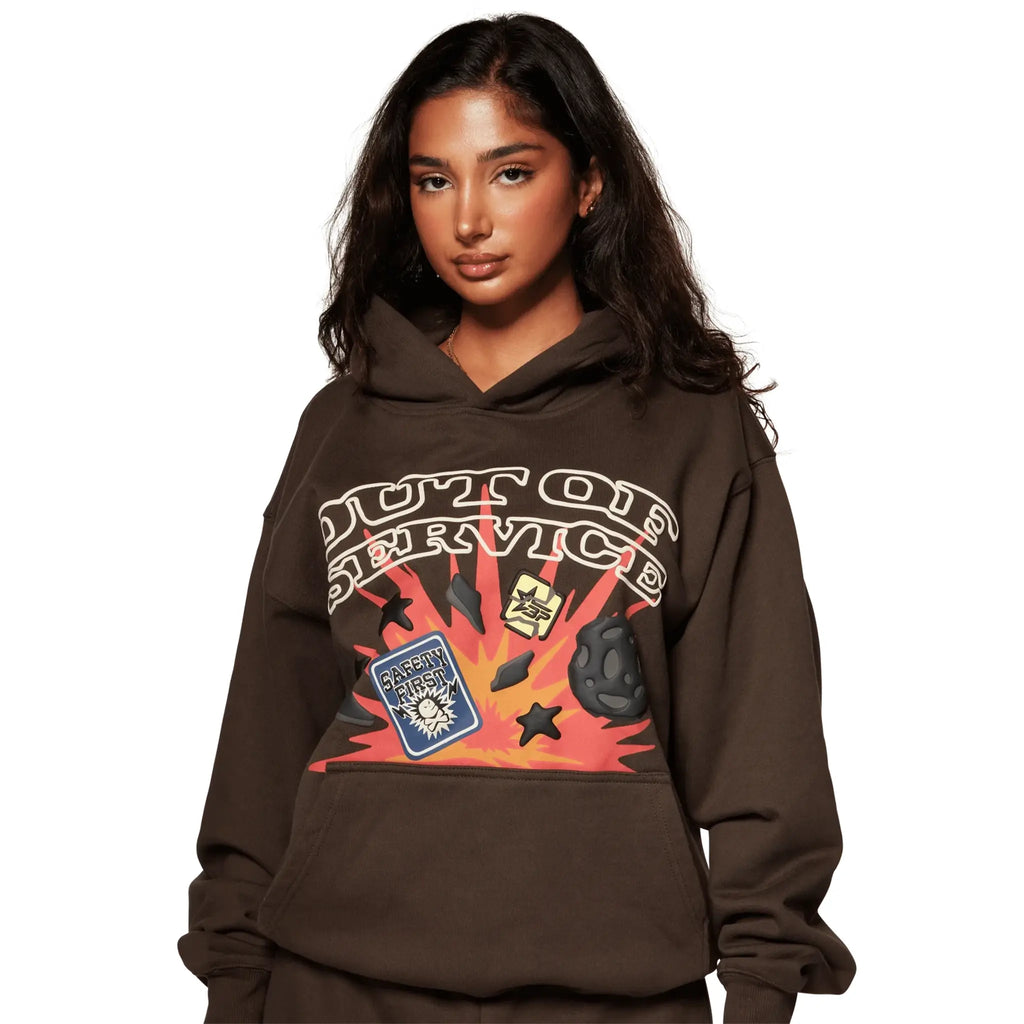 BPT Out Of Service Mocha Brown Hoodie