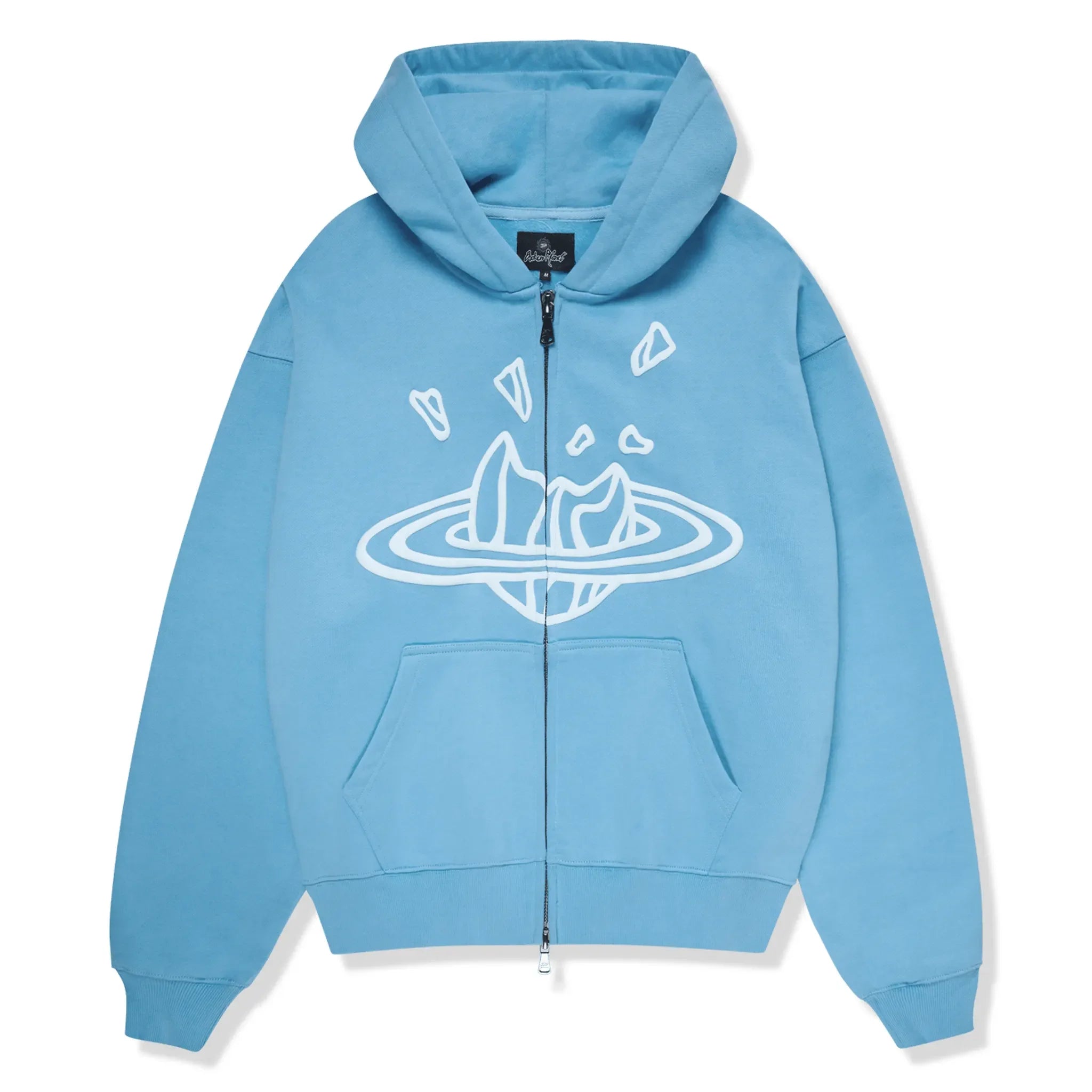 BPT Outer Space Zip-Up Light Blue Hoodie