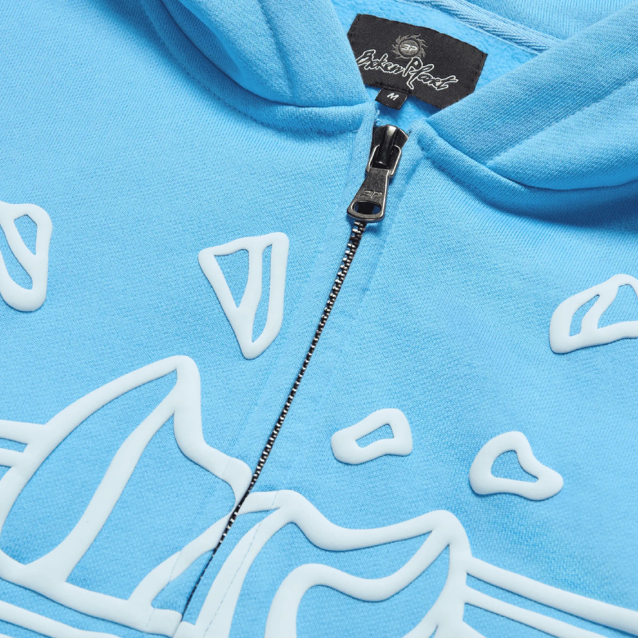 BPT Outer Space Zip-Up Light Blue Hoodie