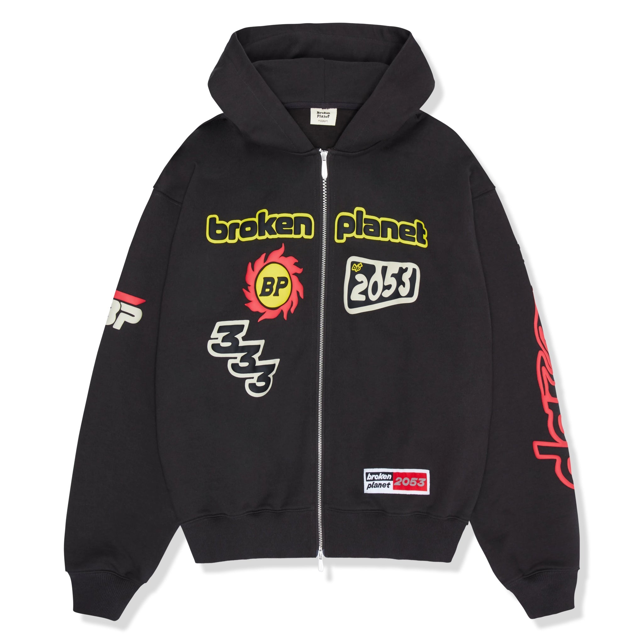 BPT Performance Zip-Up Soot Black Hoodie