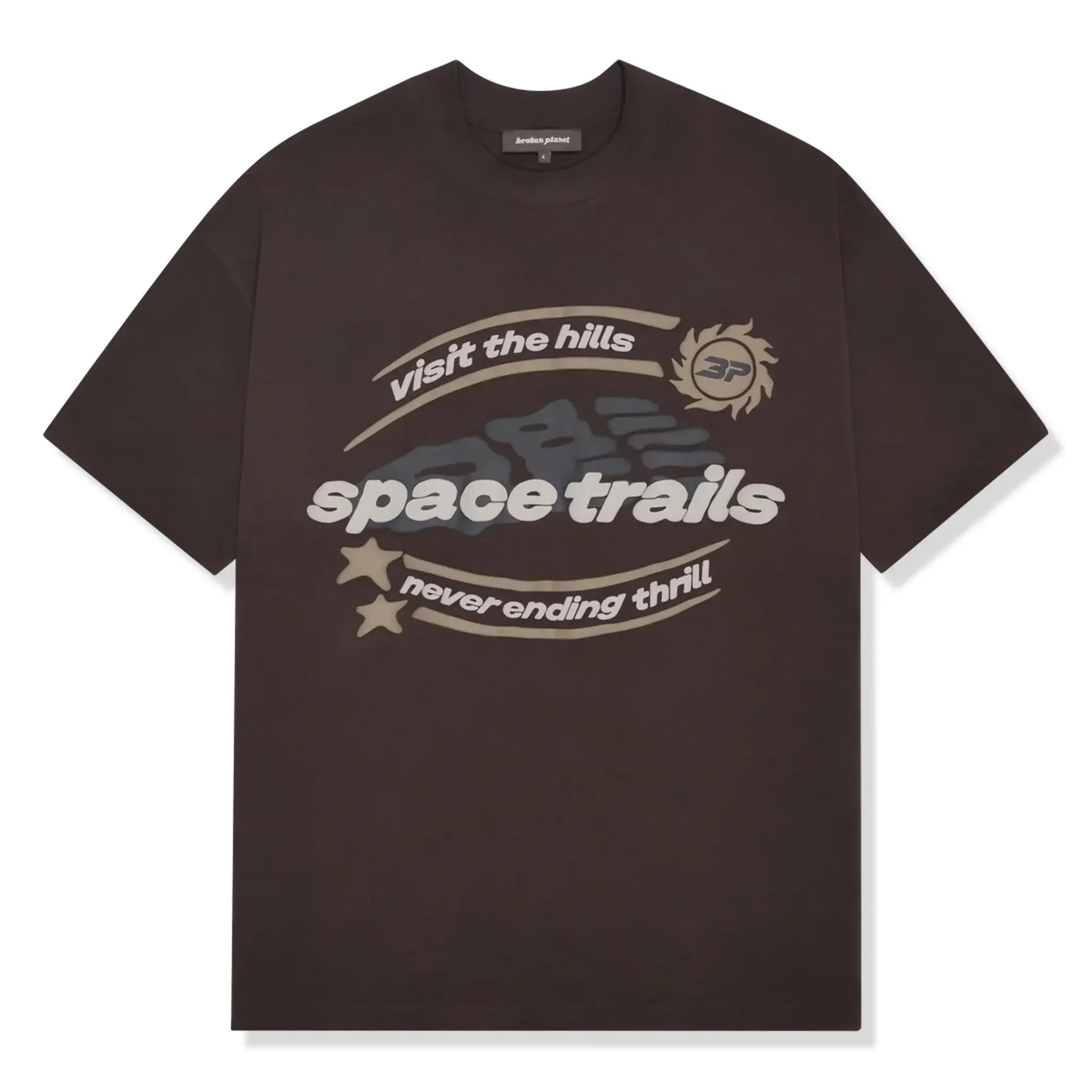 BPT Space Trails Mocha Brown T-Shirt