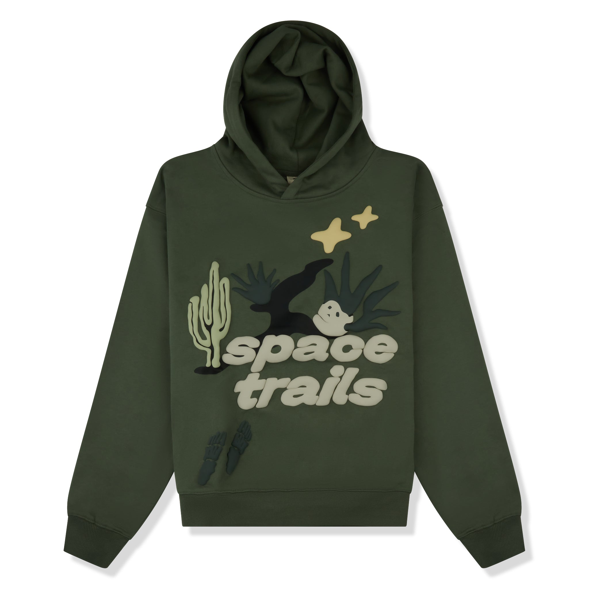 BPT Space Trails Olive Green Hoodie