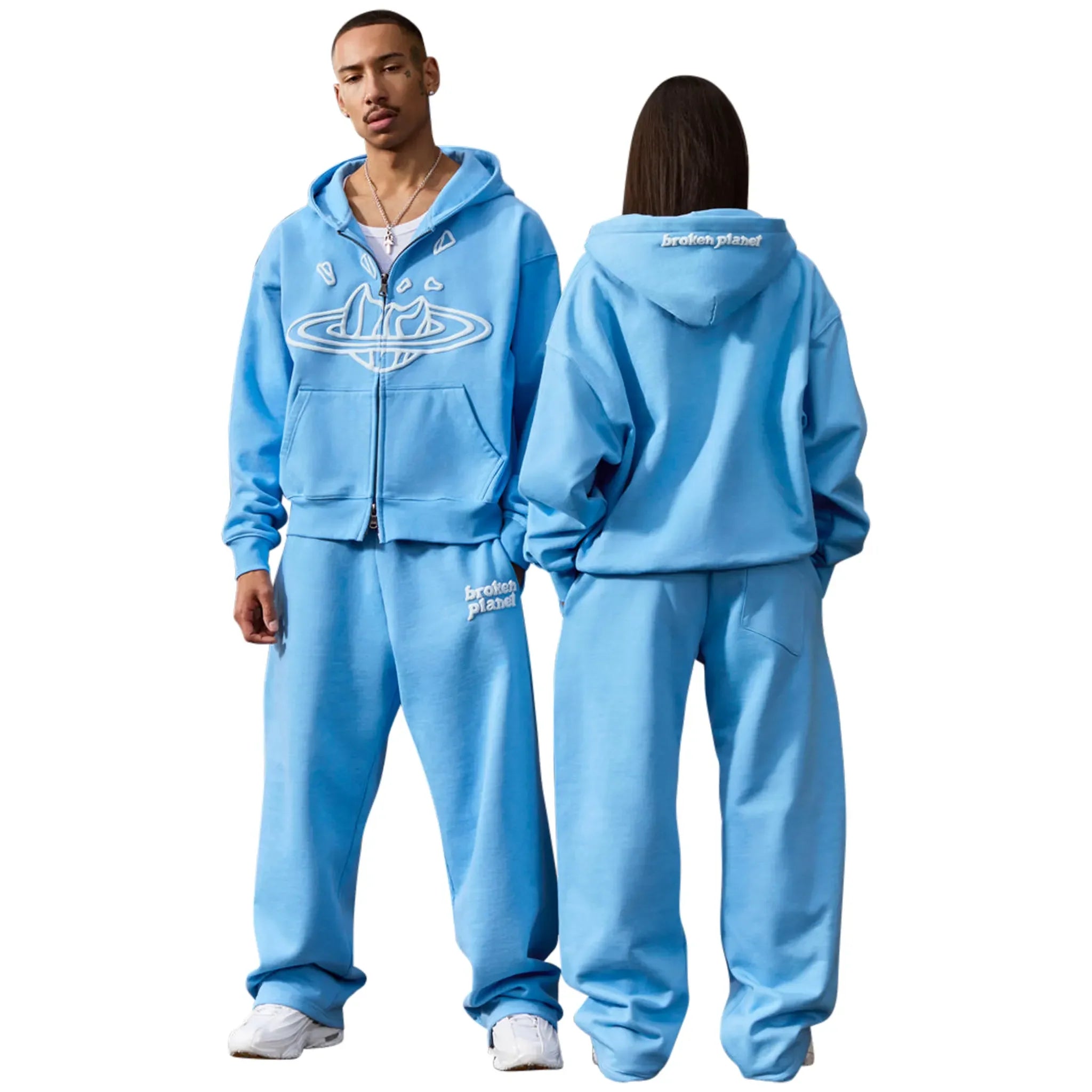 BPT Straight Leg Light Blue Sweatpants