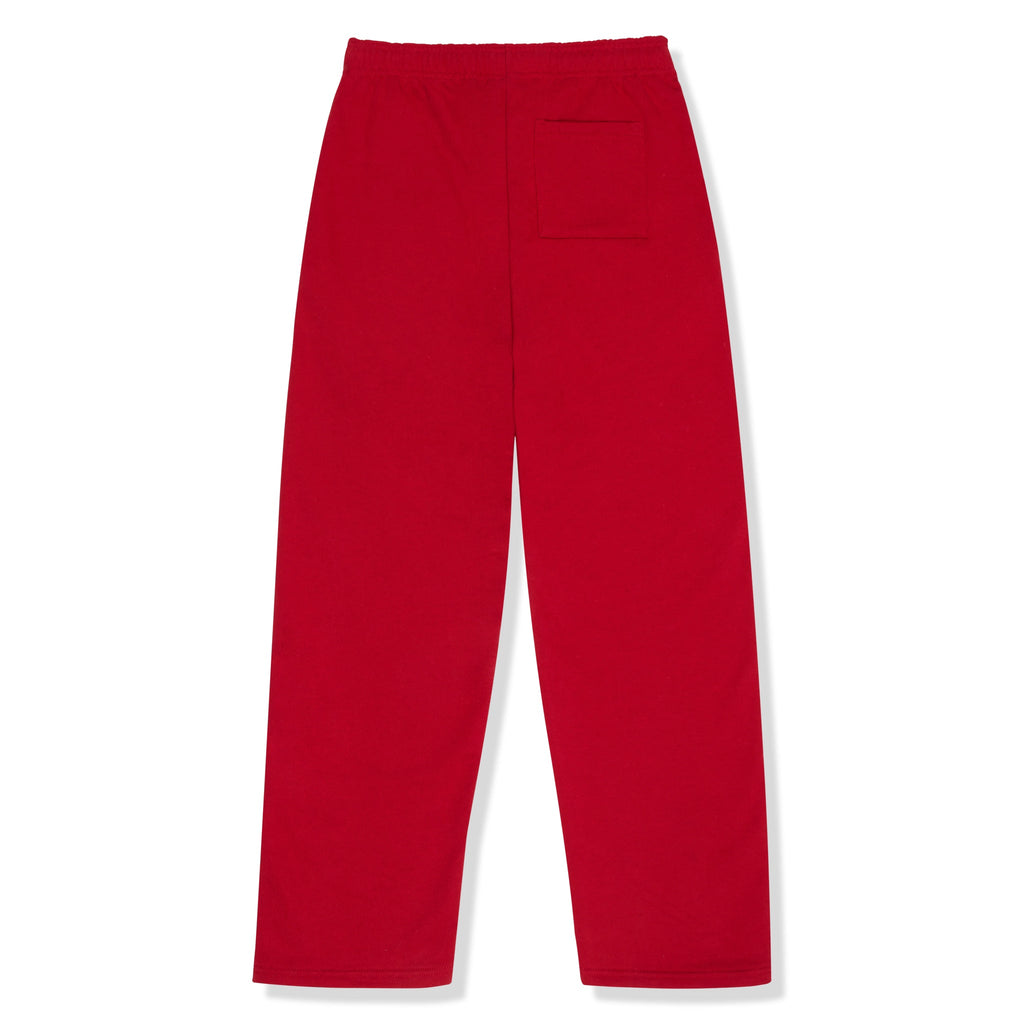 BPT Straight Leg Ruby Red Sweatpants