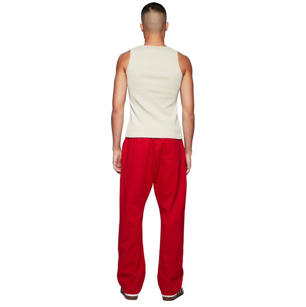 BPT Straight Leg Ruby Red Sweatpants