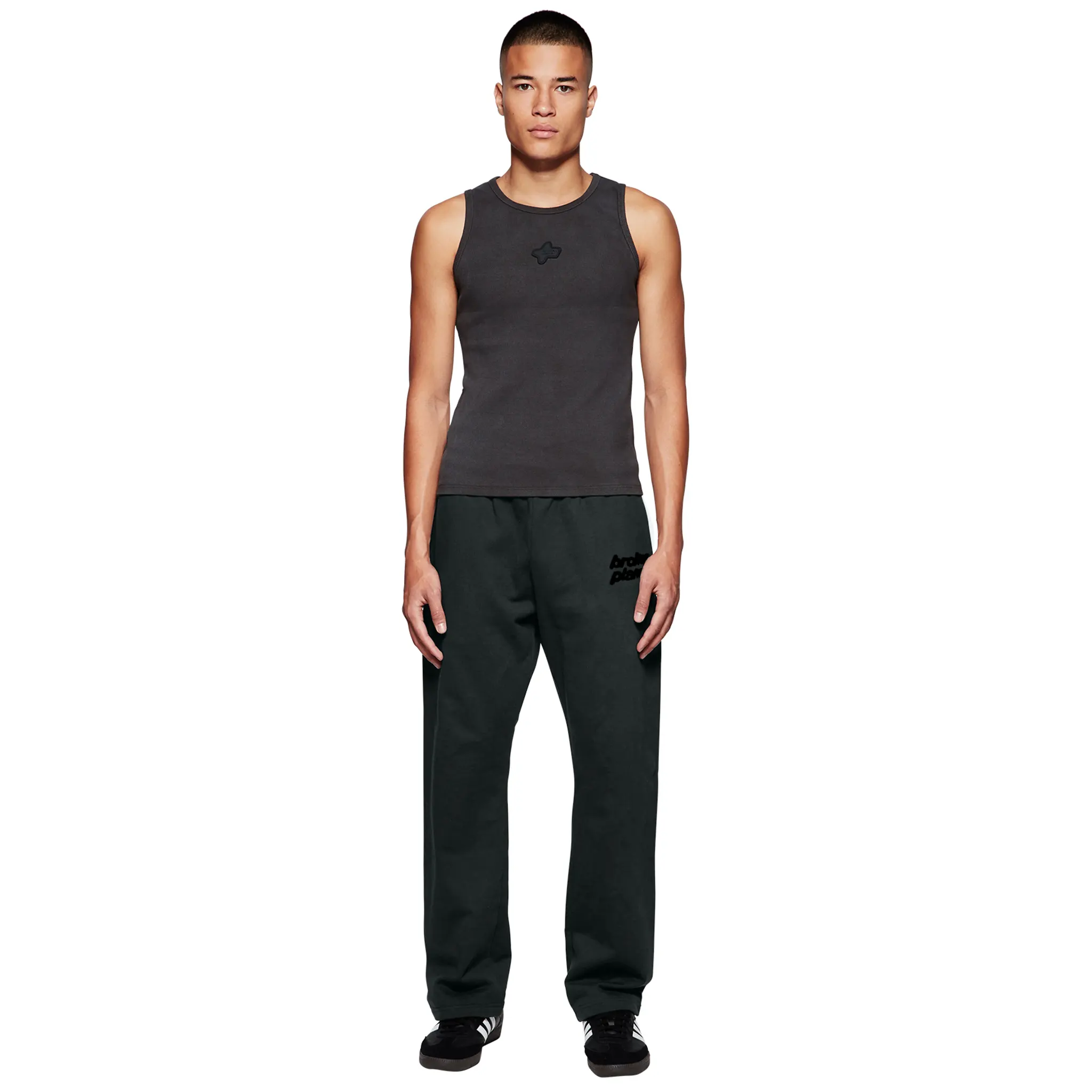BPT Straight Leg Soot Black Sweatpants