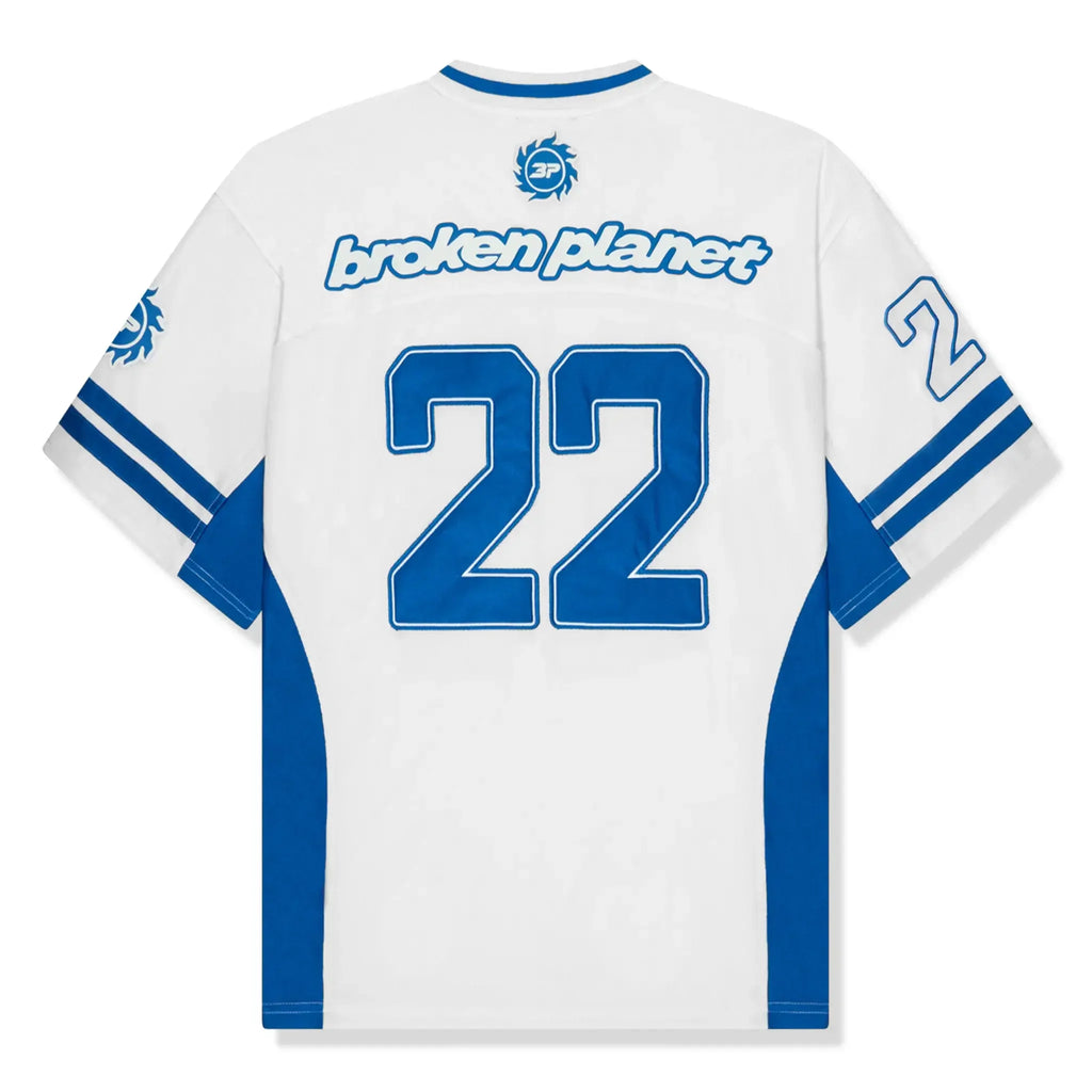 BPT White Blue Football Jersey
