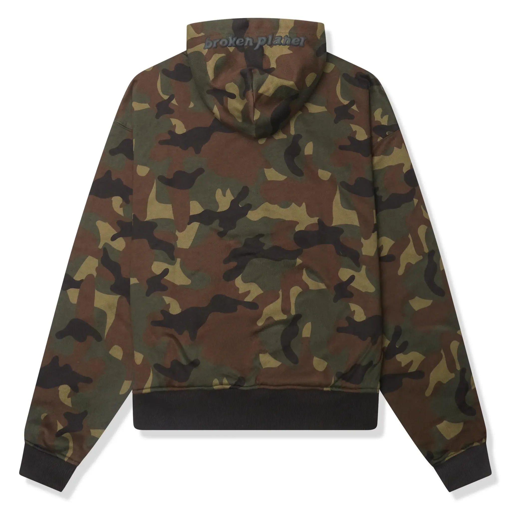 BPT Zip-Up Camo Green Hoodie