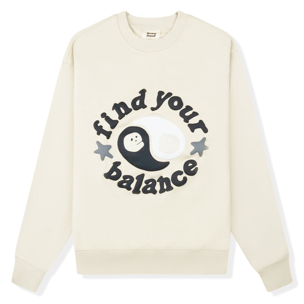 BPT Find Your Balance Bone White Crewneck