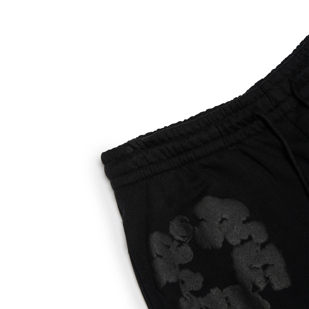 DMT Cotton Wreath Black Monochrome Sweatpants