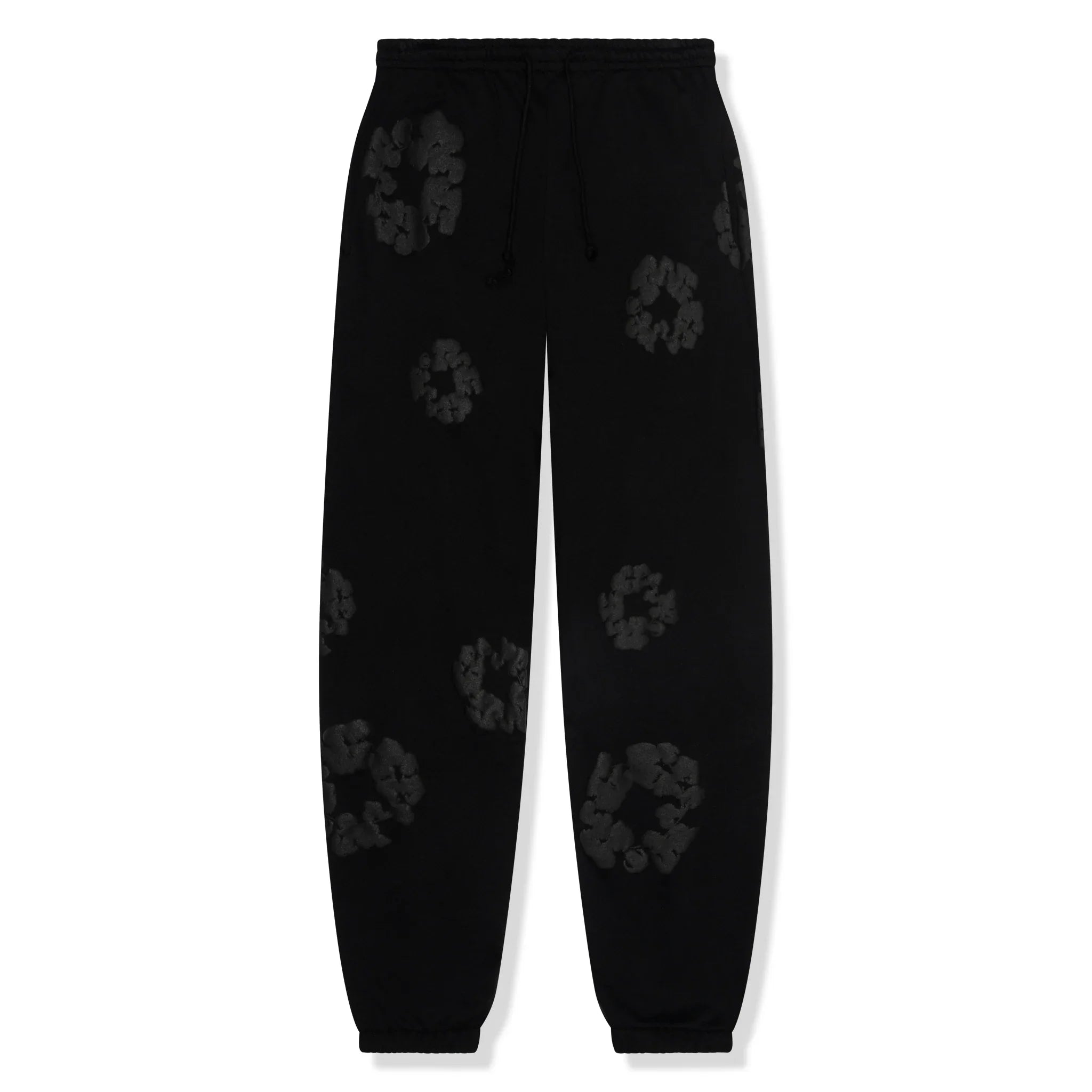DMT Cotton Wreath Black Monochrome Sweatpants