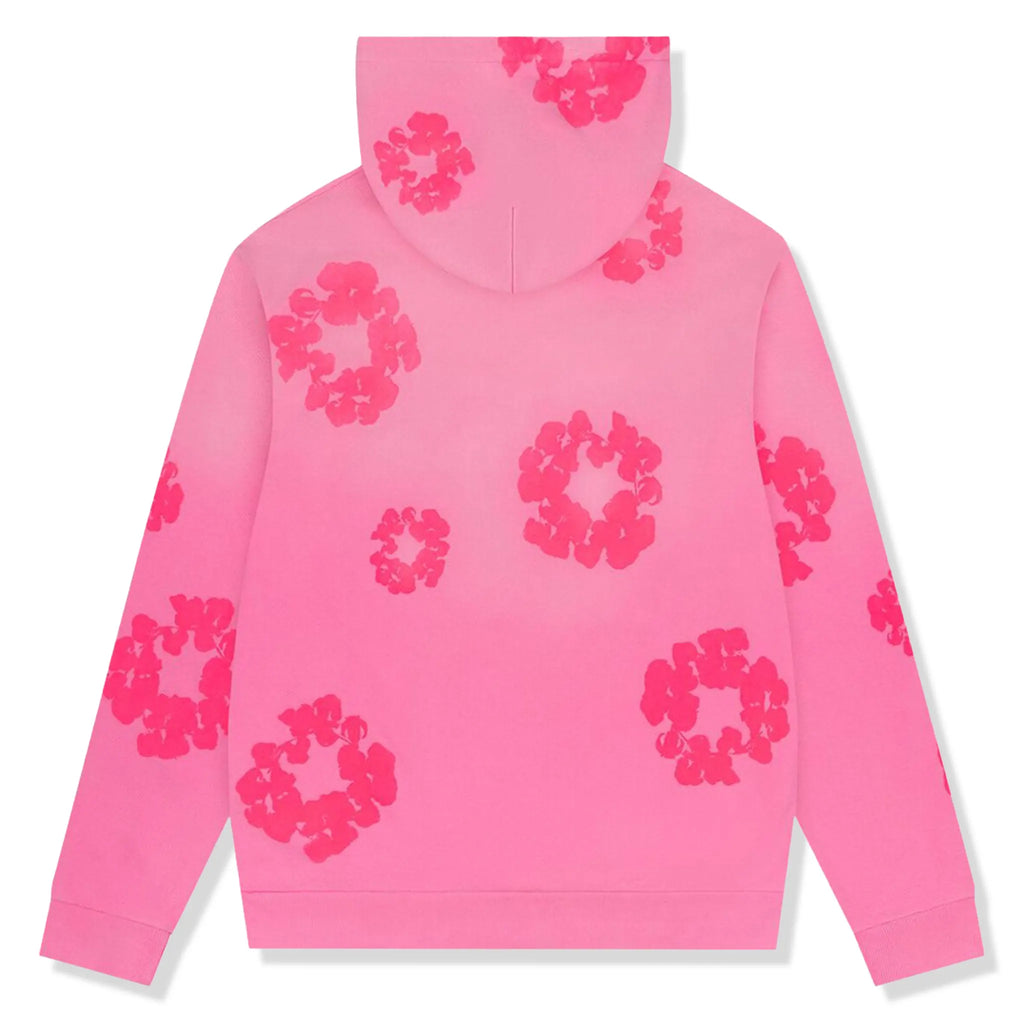 DMT Cotton Wreath Pink Monochrome Hoodie